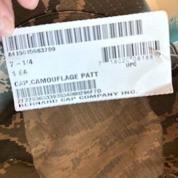 Bernard Cap Company Utility Air Force NWT Military Cap Hat collectable - Picture 7 of 7